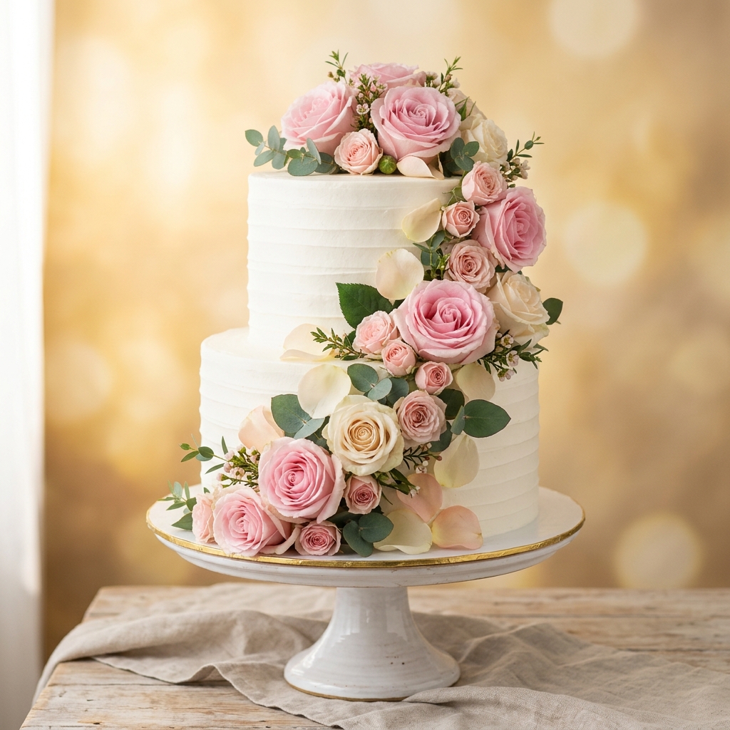 Pastel Rose Cascade
