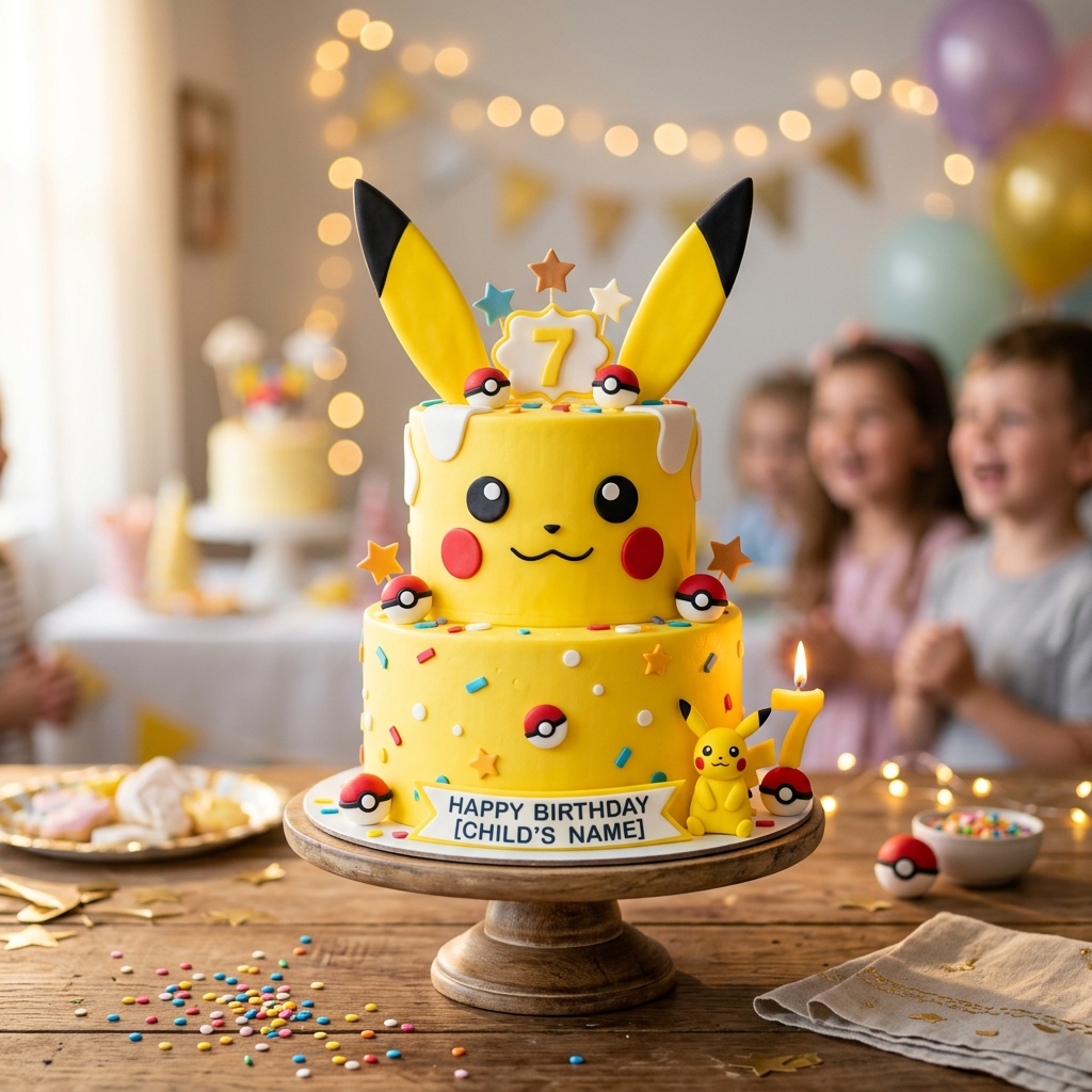 Pikachu Cake