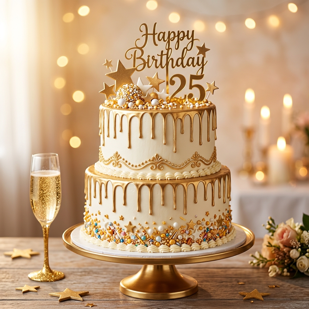 Golden Sparkle Birthday