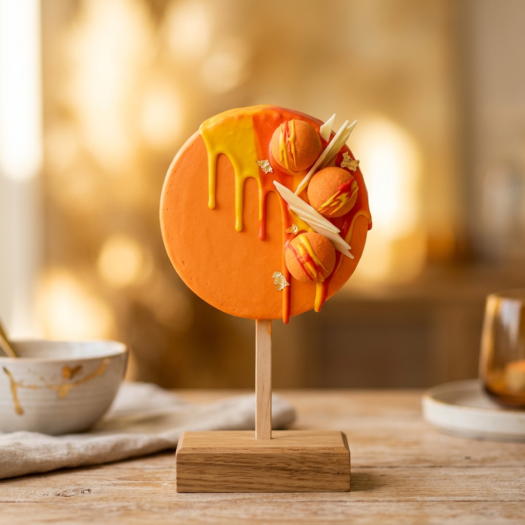 Sunset Drip Pop Cake