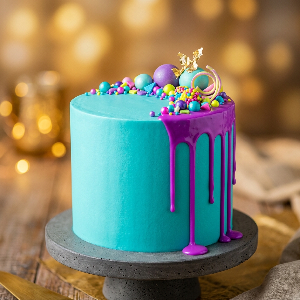 Neon Pop Cake